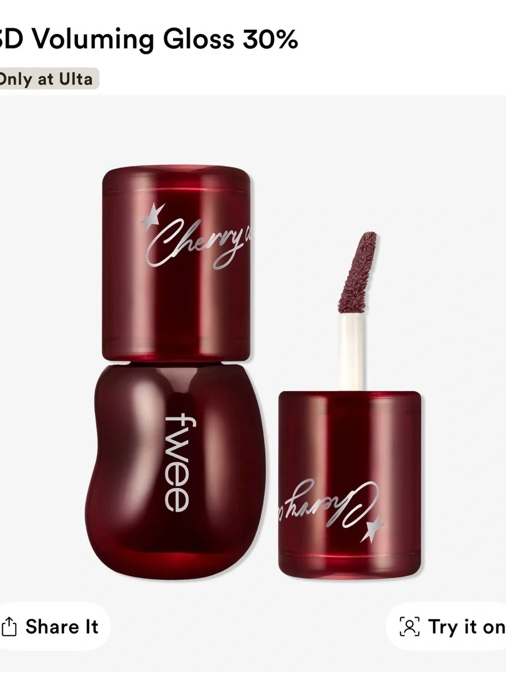 FWEE 3D Volumizing Gloss 30% set of 2